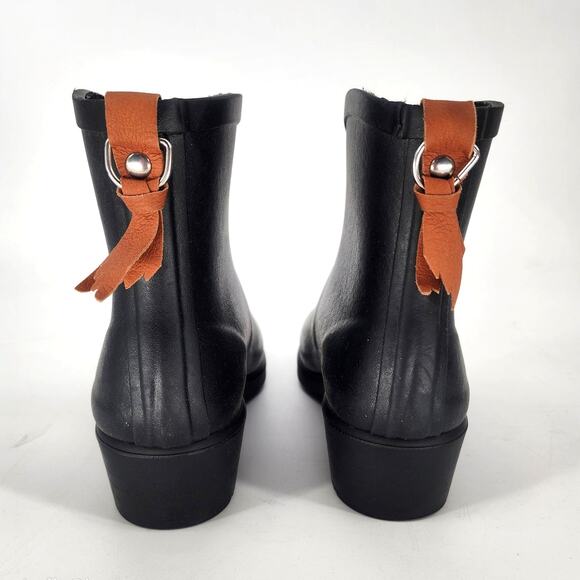 Aigle MS Juliette Bot Short Rain Boots Black Rubber Women’s EU 37 / US 6.5–7 - Picture 6 of 13